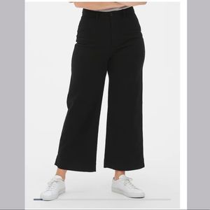 GAP High Rise Wide Leg Khaki Crop Ankle Pant